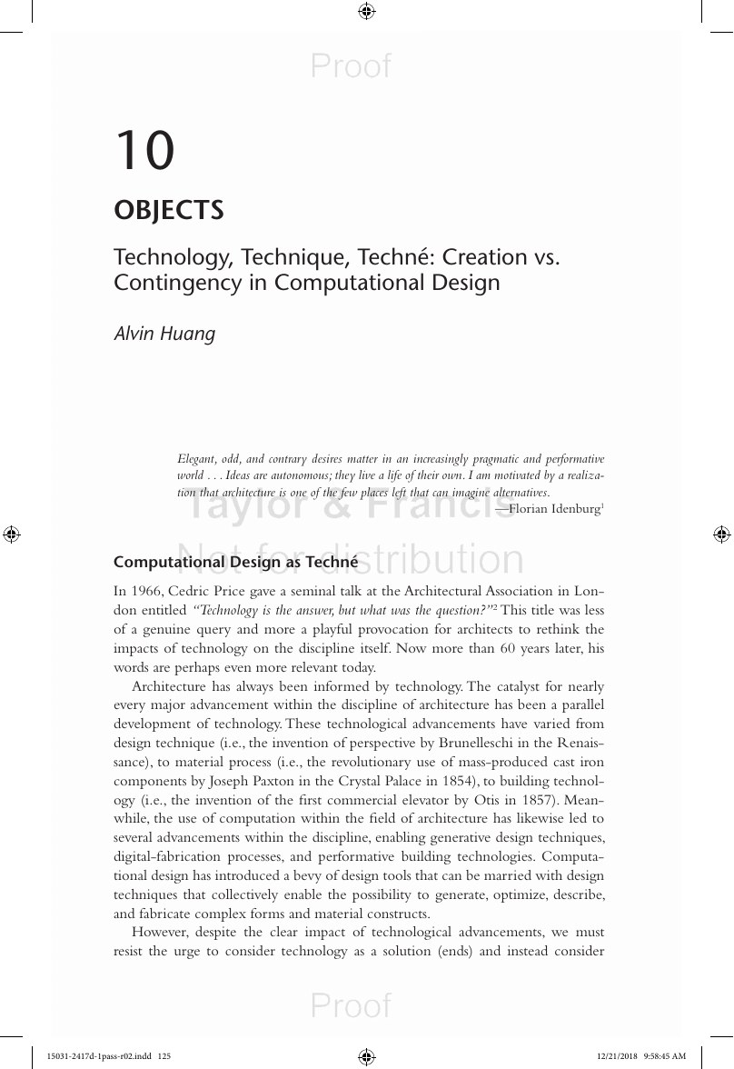 technology technique techne page 1